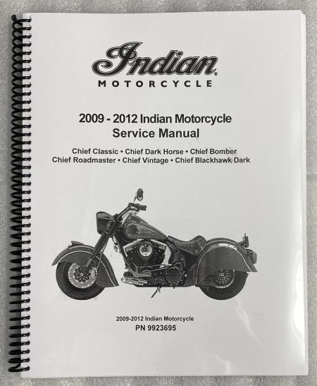 2009-2012 Indian Chief Service Manual Kings Mountian  9923695 